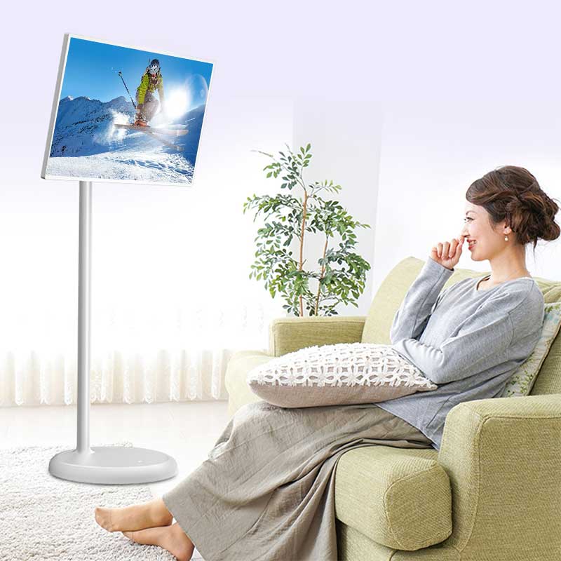 Portable Smart TV On Wheels for Events