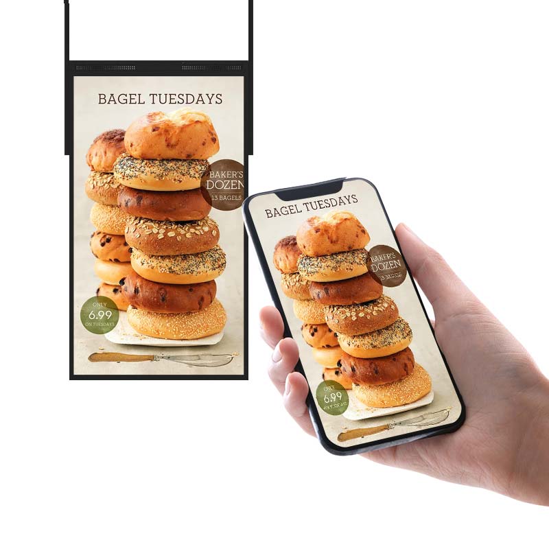 Floor Standing Digital Window Display | 55