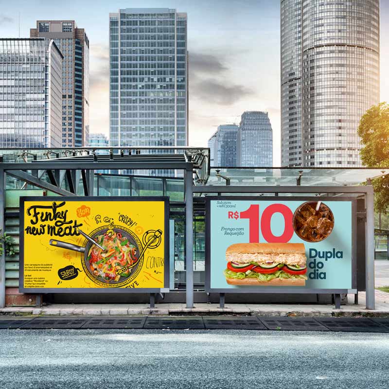 Outdoor Digital Standing Totems - High brightness-video