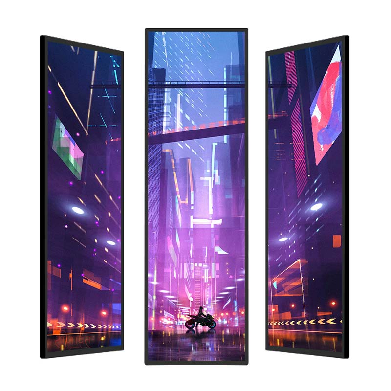 Stretched LCD Bar Display-video