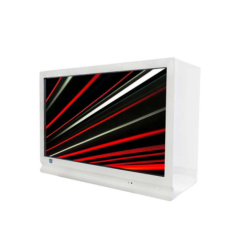 Transparent LCD Digital Display Cabinet-video