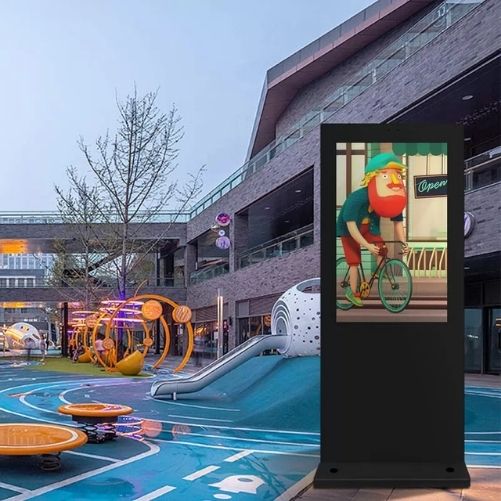 Advertising Interactive Signage Outdoor Digital Kiosk-video